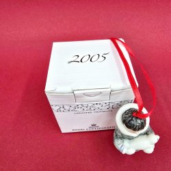 Royal Copenhagen Juleornament Grndlandske Dreng Figur nr. 153. 1 Sortering 