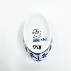 Musselmalet Riflet Saltkar nr. 1-2128. sortering 1 