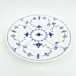 Musselmalet Riflet Frokosttallerken nr. 1-178. sortering 1 