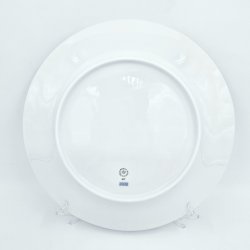 Royal Copenhagen Hvid Elements Middagstallerken nr. 627. sortering 1 