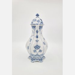 Musselmalet Helblonde Stor Kaffekande nr. 1-1202. sortering 1