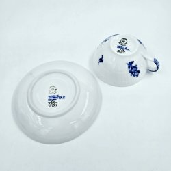 Bl� Blomst Svejfet Tekop nr. 10-1551. sortering 2  