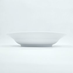 Musselmalet Riflet Dyb Tallerken nr. 607. sortering 2  