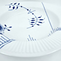 Bl Mega Riflet Dyb Tallerken nr. 630. sortering 1   