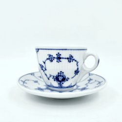 Musselmalet Riflet Kop nr. 2238. sortering 2 Hotelporceln 