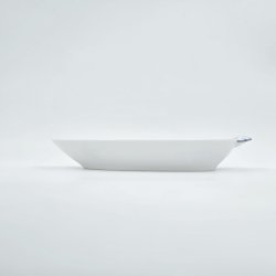 Bl Blomst Kantet Asiet Med Hank nr. 10-8599. sortering 1