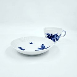 Bl� Blomst Svejfet Kaffekop nr. 10-1549. sortering 1 