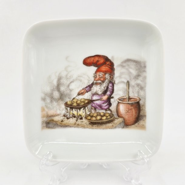 B &amp; G Firkantet Asiet Nisse Laver bleskiver nr. 5453. sortering 1 Sjlden