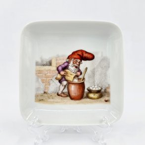 B & G Firkantet Asiet Nisse Laver Dej nr. 5453. sortering 1 Sjlden