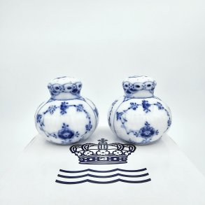 Musselmalet Riflet Halvblonde Salt & Peber St nr. 711 / 712. sortering 1 