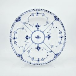 Musselmalet Halvblonde Dyb Tallerken nr. 1-565. sortering 1  