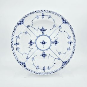 Musselmalet Halvblonde Dyb Tallerken nr. 1-565. sortering 1  