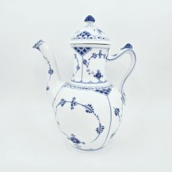 Musselmalet Halvblonde Kaffekande nr. 1-519. sortering 1 