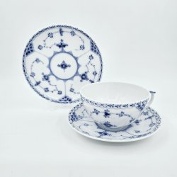 Musselmalet HalvblondeTekop nr. 1-656 sortering 1 