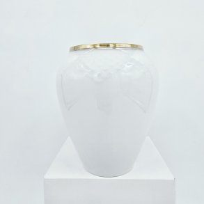 Hartmann Hvid Vase nr. 202. sortering 1 