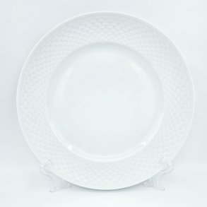 Hvid Elegance D�kketallerken nr. 248. sortering 2 