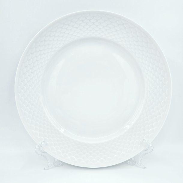 Hvid Elegance D�kketallerken nr. 248. sortering 2 