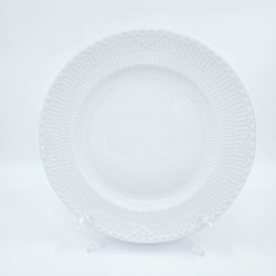 Tradition Hvid Halvblonde Middagstallerken nr. 1275-571. Sortering 1 