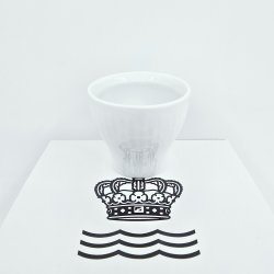  Hvid Riflet ggebgere nr. 697. sortering 1