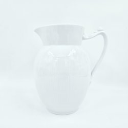 Hvid Riflet Kande nr. 444. sortering 2  