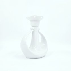  Elegance Hvid Lysestage Med Blondekant nr. 72. sortering 1  