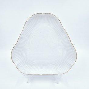 Tradition Hvid Halvblonde Trekantet Fad nr. 1275-515. Sortering 1 
