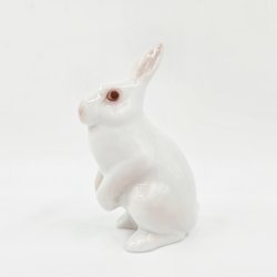 B &amp; G Figur hvid Kanin nr. 2443. sortering 1 