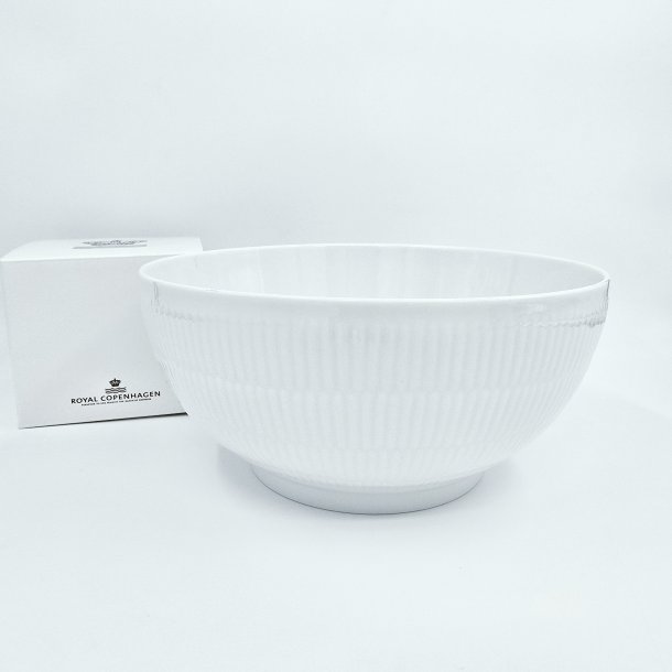 Hvid Riflet Stor Skl nr. 579. sortering 1 