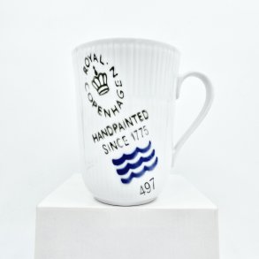 Royal Copenhagen Hvidriflet Signatur Krus nr. 497. sortering 2