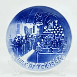 B &amp; G Juleplatte I Kirke Juleaften 1968. Sortering 1 