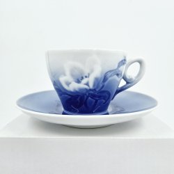 Julerose Espressokop Med Underkop nr. 108B. sortering 2 