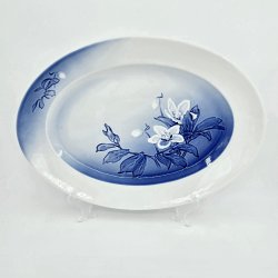 Julerose Stort Ovalt Fad nr. 15. sortering 2  