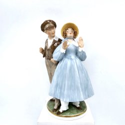 Royal Copenhagen / Juliane Marie Figur Hans &amp; Trine nr. 1783. sortering 1 Sjlden