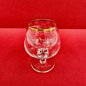 Mgeglas Cognacglas Med Guldkant
