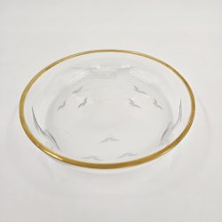 M�geglas Isasiet Med Guldkant 