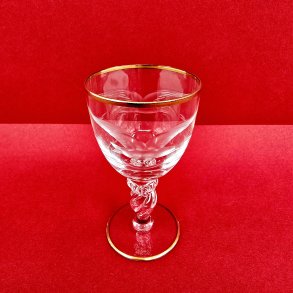 Mgeglas portvinglas Med Guldkant