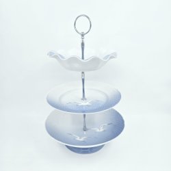 Mgestel 3 Etagers Opsats Uden Guldkant 