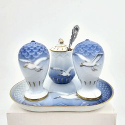 Mgestel Plate De Menage nr. 52D Med Guldkant 2 sortering   