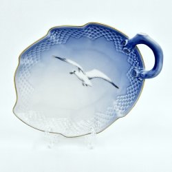 Mgestel Blad Asiet nr. 198 Med Guldkant 2 sortering 