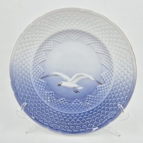 Mgestel Lille Dyb Tallerken nr. 23 Med Guldkant 2 sortering