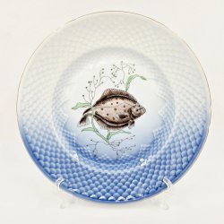 M�gestel Fisketallerken R�dsp�tte nr.3. sortering 2