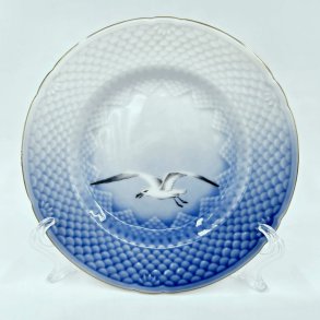 M�gestel Kagetallerken nr. 28A Med Guldkant 1 sortering