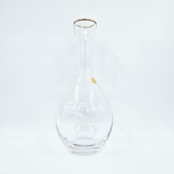 M�geglas Karaffel Med Guldkant 