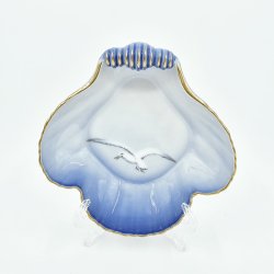  Mgestel Musling Skl nr. 42 Med Guldkant 1 sortering  