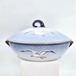 Mgestel Oval Lgfad Med Guldkant nr 6A sortering 1 Sjlden  