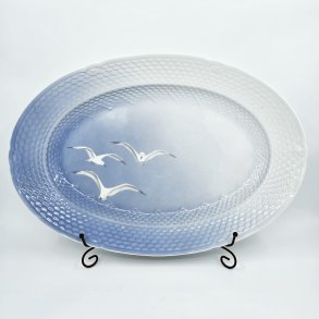 Mgestel Stort Ovalt Fad nr. 13 Uden Guldkant 2 sortering  Sjldent 