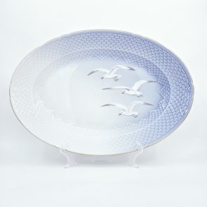 Mgestel Stort Ovalt Fad nr. 15 Med Guldkant 1 sortering 