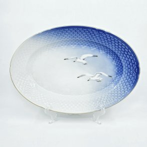 Mgestel Oval fad nr. 16 Med Guldkant 1 sortering 