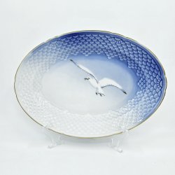 Mgestel Ovalt Fad nr. 17 Med Guldkant 1 sortering 