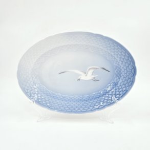 Mgestel Ovalt Fad nr. 18 Uden Guldkant 2 sortering  